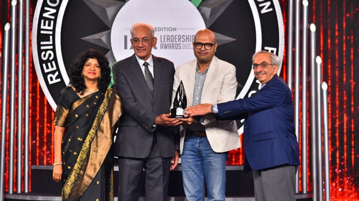 Ravi Krishnan being felicitated 